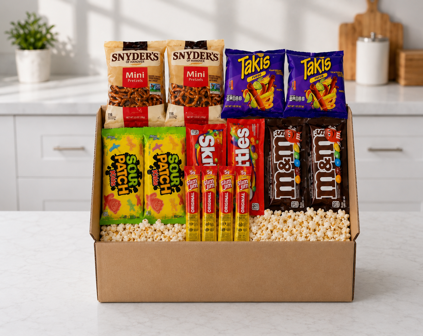 CraveCrate Snack Care Package – Sweet & Salty Gift Box (18 Count)