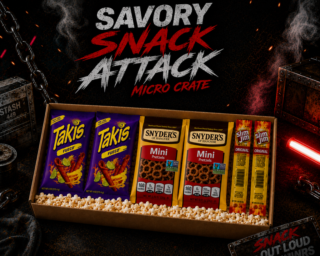 Savory Snack Attack Micro Crate (8 Count)