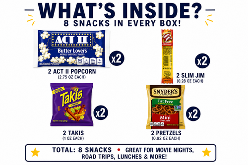 Savory Snack Attack Micro Crate (8 Count)